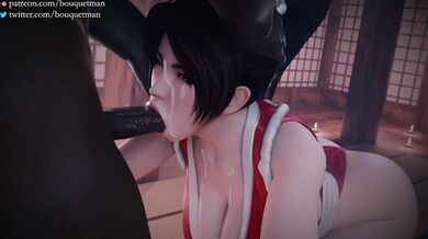 Bouquetman's Tribute to Mai Shiranui's Sexy Body and Moist Throbbing Pussy