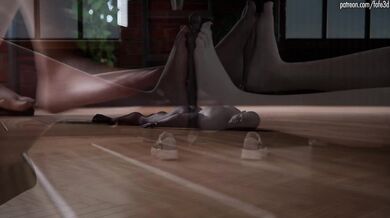 Pussy-licking Lesbian Massage Session in the College Dorm Rooms