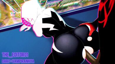 Gwen Stacy's Anal Destruction by Black Beast with Enormous Dick