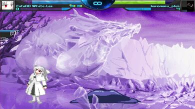 White Len's Anal Creampie from the Missionary Position in MUGEN Kuromaru