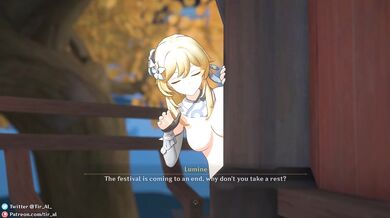 Luminous Lesbian Love: Lumine x Xiao by TIR_AL