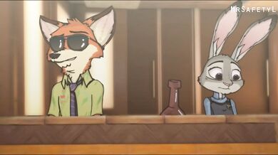 Judy Hops' Wild Fuck with Tiger and Gazelle - Mr Safety Lion