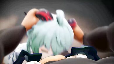 Jizz-Gargling Slut Gets Nailed by Tentacles in Genshin Impact Hentai, Cum Shot Compilation.