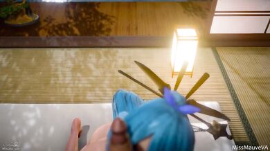 Wet and Steamy Vivio in Veres' Hot Spring Getaway