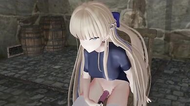 Toki Asuma's Mr. Peanut Horse Vibrator Masturbation Orgy