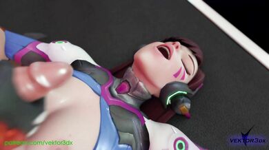 D.Va's Anal Intrusion while Mercy Gets Fucked Hard in Overwatch