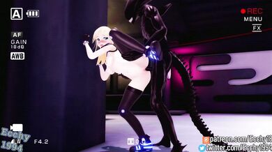 Fucking the Alien Queen: Izumi's Anal Invasion