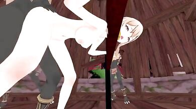 Busty blonde Jean gets violated by her lesbian cellmate