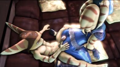 Hardcore Threesome with Ratchet and Angela - MrSafetyLion