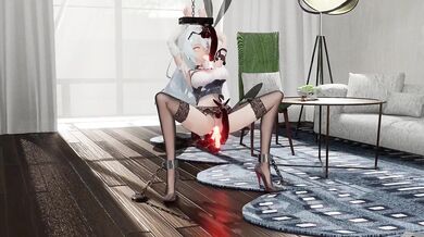 Insect-Filled Doggy Style with Ponytailed MILF