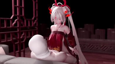 Shiranui sets the bed on fire with her sultry moves in [JUSWE] 不知火