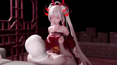 Shiranui sets the bed on fire with her sultry moves in [JUSWE] 不知火