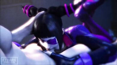 Juri Han Gets a Tongue-Tying Blowjob in 'Ftbark'