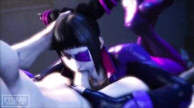 Juri Han Gets a Tongue-Tying Blowjob in 'Ftbark'