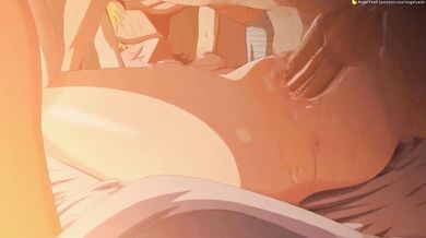 Naruto's Peachy Paradise with Sakura: High-Res, Smooth Action!