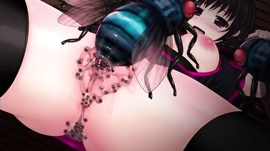 Insect prison flies: A erotic art collection