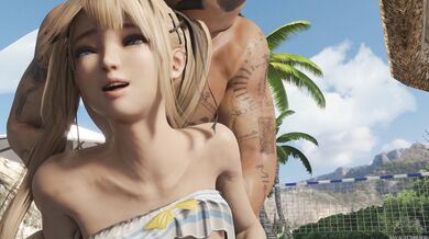 Rig Pounds Marie's Sweet Assets in Sun-kissed Tanning Session [Savagecabbage]