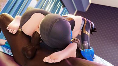 Bubble Butt Tracer's Blacked Cadet Adventure in 4K