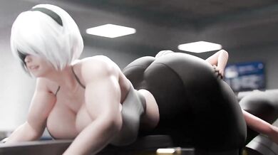 Gigantic Amazonian Gym Babe Punishes and Trains Her Boy Toy in 'Scragboi'