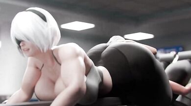 Gigantic Amazonian Gym Babe Punishes and Trains Her Boy Toy in 'Scragboi'