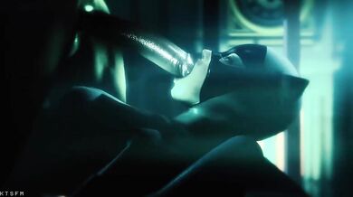 Deep Throat Meow! Catwoman's Feline Fantasy