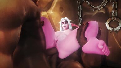 Ziahna's Ass Destroyed by Two Big Orc Dicks [Alt]