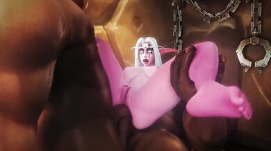 Ziahna's Ass Destroyed by Two Big Orc Dicks [Alt]