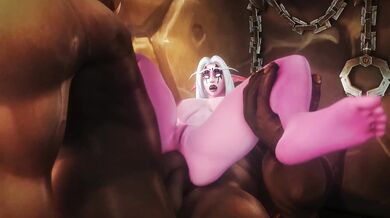 Ziahna's Ass Destroyed by Two Big Orc Dicks [Alt]
