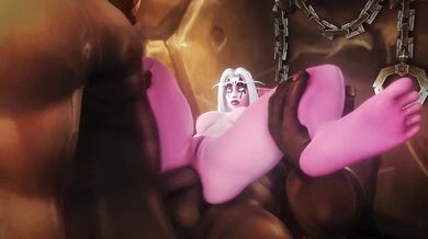 Ziahna's Ass Destroyed by Two Big Orc Dicks [Alt]