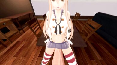 Sailor's Fappu-Shipping: Amatsukaze and Shimakaze Lesbian Loving [Fak3d3athSFM]