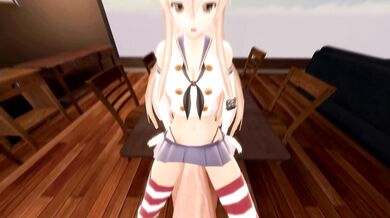 Sailor's Fappu-Shipping: Amatsukaze and Shimakaze Lesbian Loving [Fak3d3athSFM]