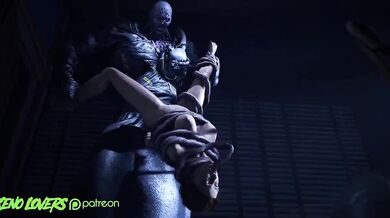 Meg Thomas' Bondage Bound Fuck Fest with Nemesis (Dead by Daylight & Resident Evil)