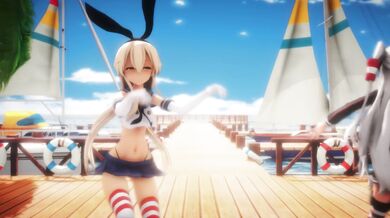 Cold to the Touch: Shimakaze & Amatsukaze's Frozen Fuck Fest in R18 MMD Animation by JhonLui