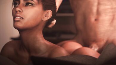 The Doggy Style Pounding of Sheva's Wet Snatch by Fatcat in Her Bedroom