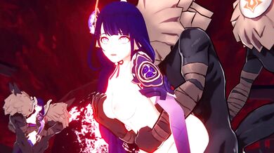 Furious Raiden's Samurai Swordsmanship and the Naughty MILF Hilary in a Hot Animation Action!