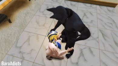 Pharaoh's Son Anubis Gets His First Taste of Cock