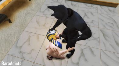 Pharaoh's Son Anubis Gets His First Taste of Cock