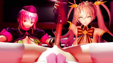 Unstoppable Monster Cock Milking with Astolfo and Yain
