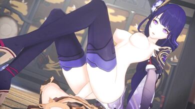 Raiden Shogun's Goddess Rides Majestically (by Puuguy)