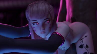 Sexy Stripper D.VA Gets Blacked and Taken by Yeero