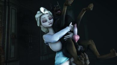 Elsa Gets Banged By A Stray Dog In The Woods