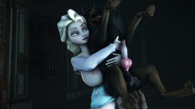 Elsa Gets Banged By A Stray Dog In The Woods