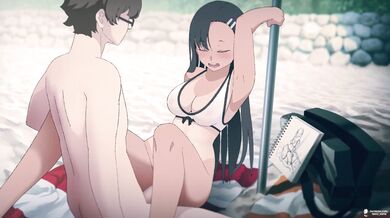 Big Boob Beach Bangers with Nagatoro and Nekololisama in 4K!