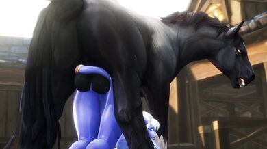Riding the Throbbing Dragon Cock: A Draenei Tail of Anal Debauchery