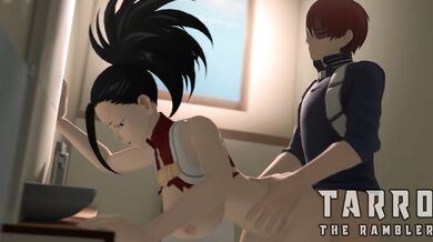 Yaoyorozu and Todorki's Steamy Bathroom Romp [TarrotheRambler]