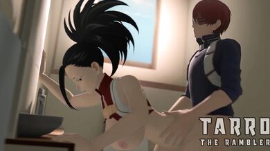 Yaoyorozu and Todorki's Steamy Bathroom Romp [TarrotheRambler]