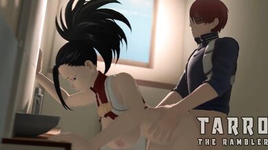 Yaoyorozu and Todorki's Steamy Bathroom Romp [TarrotheRambler]