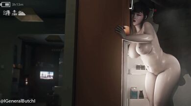 The Naughty Tale of Mei's Secret Cam Adventure - A General's Rear View