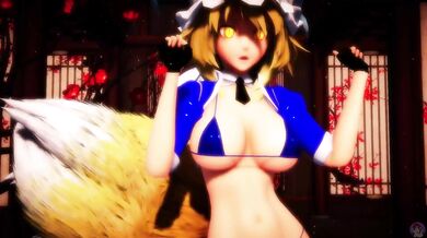 Touho Ran Yakumo's Dreamcatcher Fantasy: 'Scream' [MMD Porn Parody]