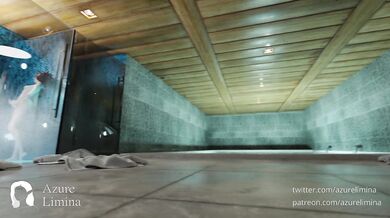 Azure Limina Gets Double Teamed by Futa Overwatch Team in Threesome Sexcapade